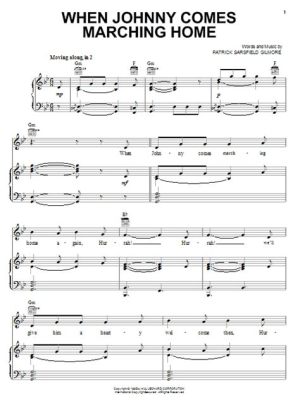 When Johnny Comes Marching Home Sheet Music: A Deeper Dive into the Heartfelt Hymn